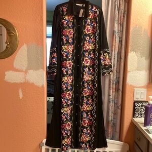 Soft Surroundings embroidered dress